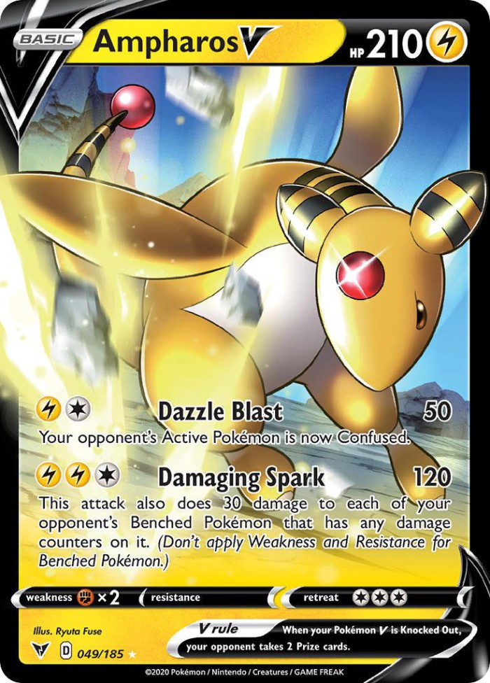 Carte Pokémon: Ampharos V [Pharamp V]