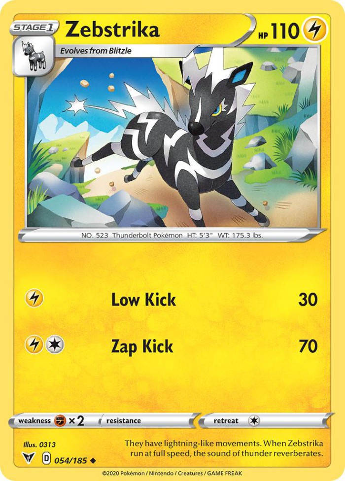 Carte Pokémon: Zebstrika [Zéblitz]