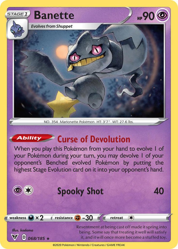 Carte Pokémon: Banette [Branette]