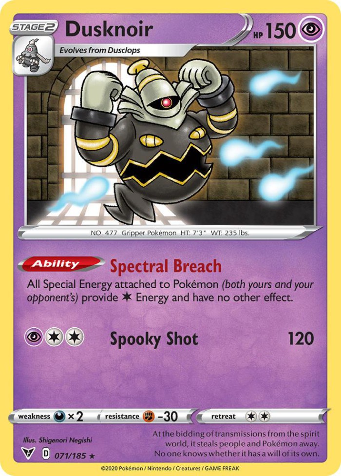 Carte Pokémon: Dusknoir [Noctunoir]