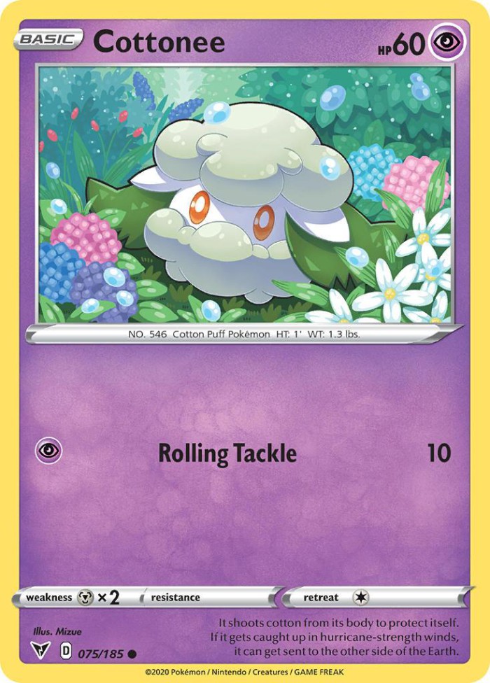 Carte Pokémon: Cottonee [Doudouvet]