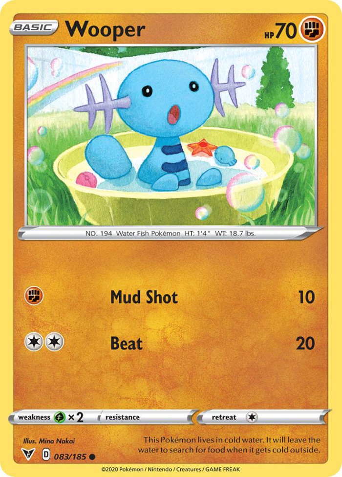 Carte Pokémon: Wooper [Axoloto]