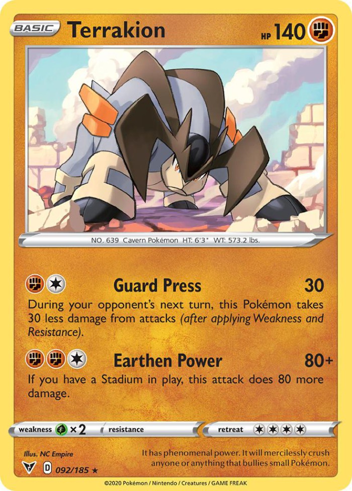 Carte Pokémon: Terrakion [Terrakium]