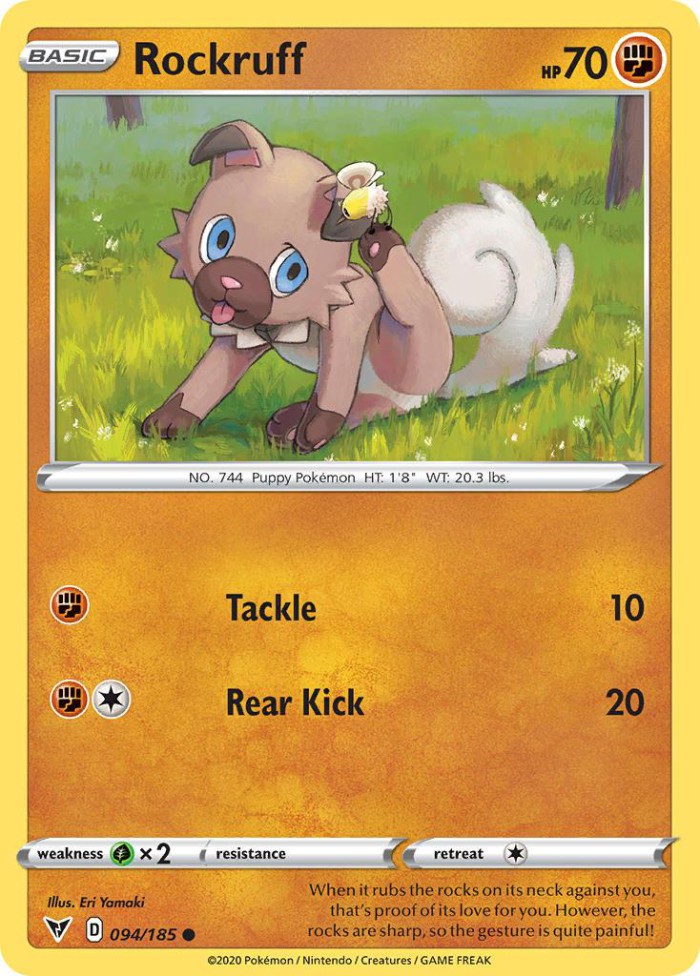 Carte Pokémon: Rockruff [Rocabot]