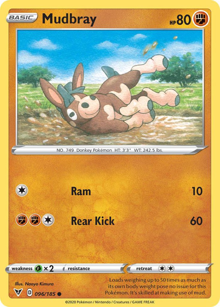 Carte Pokémon: Mudbray [Tiboudet]