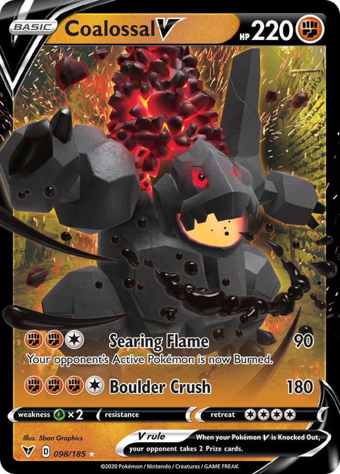 Carte Pokémon: Coalossal V [Monthracite V]