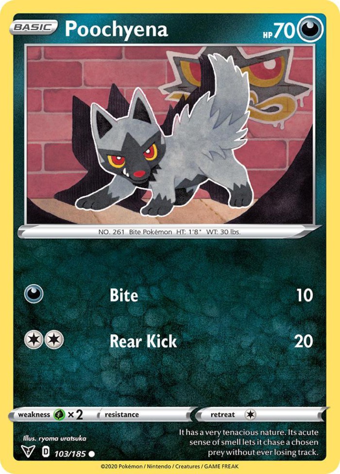 Carte Pokémon: Poochyena [Medhyèna]