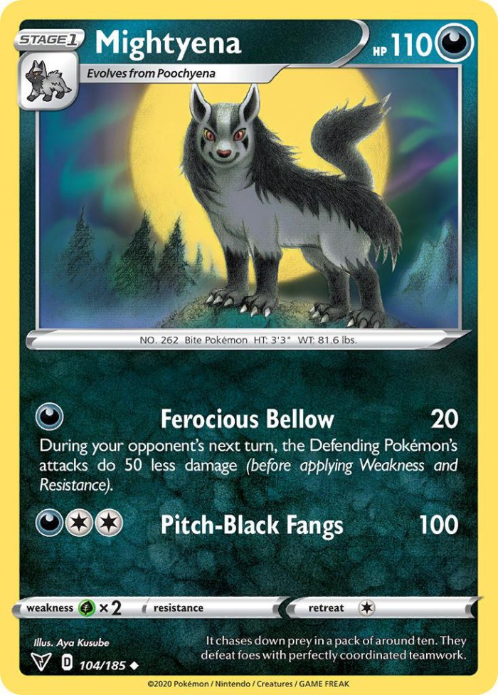 Carte Pokémon: Mightyena [Grahyèna]