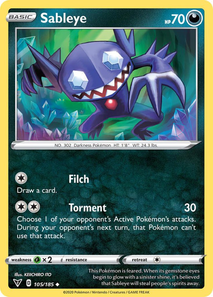 Carte Pokémon: Sableye [Ténéfix]