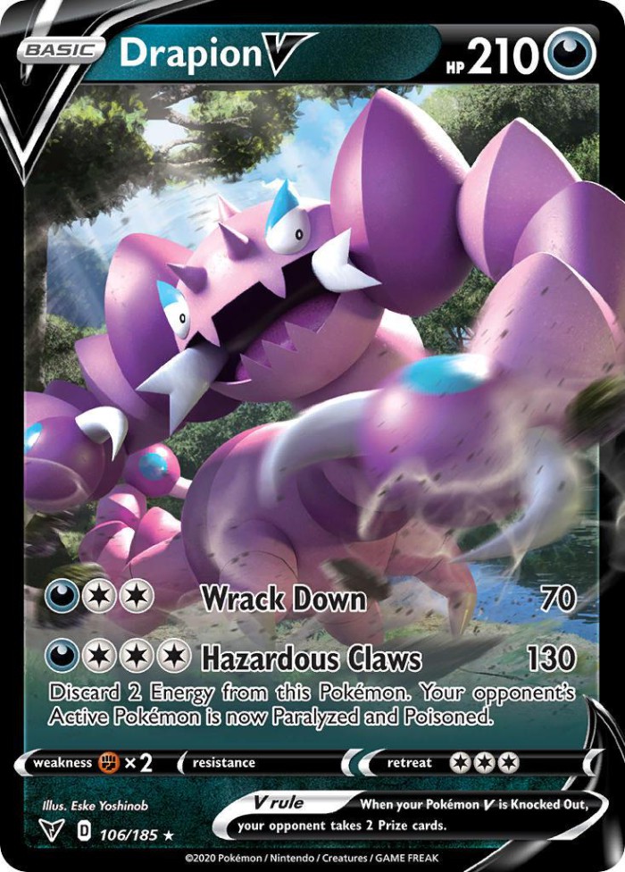 Carte Pokémon: Drapion V [Drascore V]