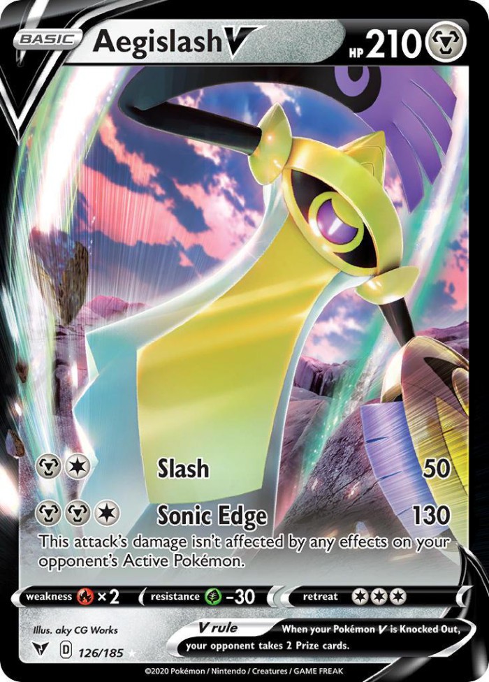 Carte Pokémon: Aegislash V [Exagide V]