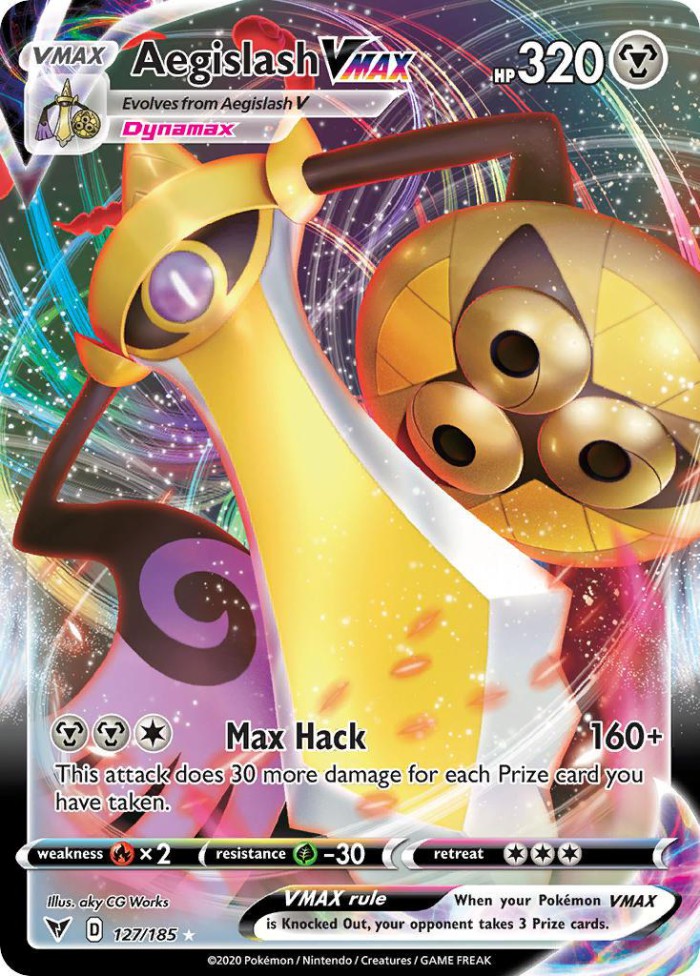 Carte Pokémon: Aegislash VMAX [Exagide VMAX]