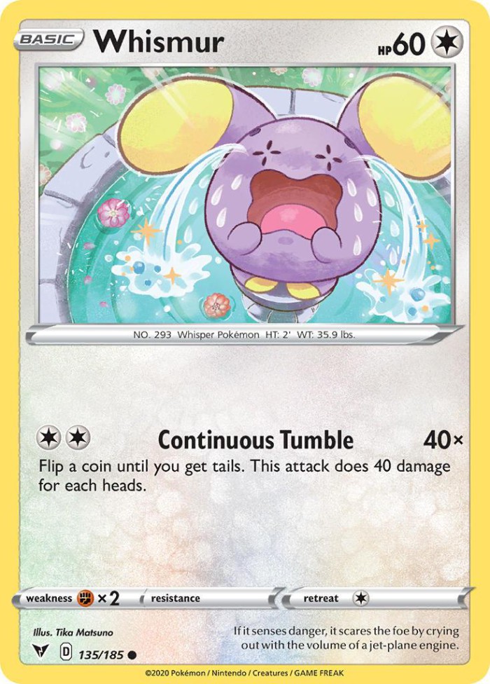 Carte Pokémon: Whismur [Chuchmur]