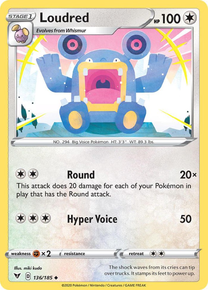 Carte Pokémon: Loudred [Ramboum]