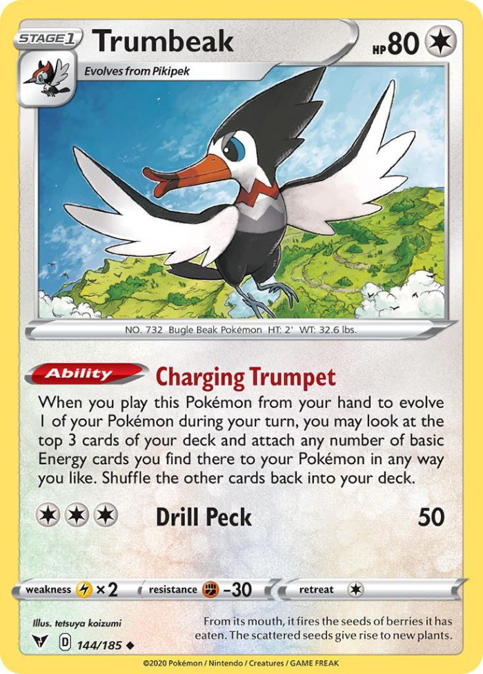 Carte Pokémon: Trumbeak [Piclairon]