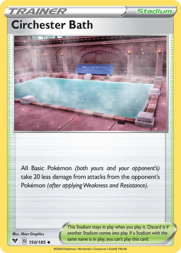 Carte Pokémon: Circhester Bath [Thermes de Ludester]