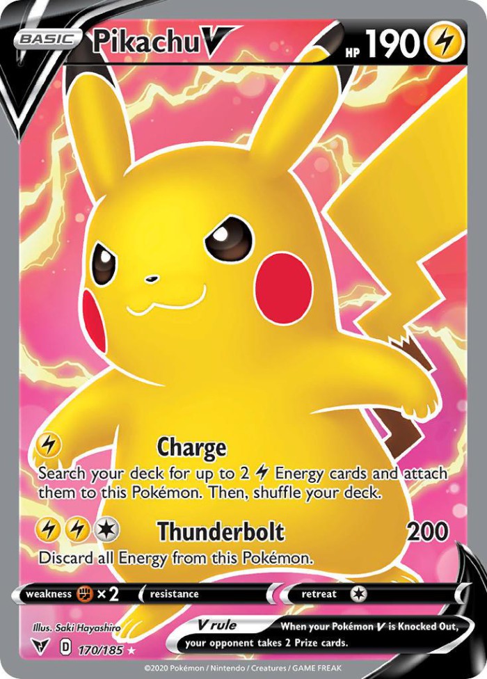 Carte Pokémon: Pikachu V [Pikachu V]