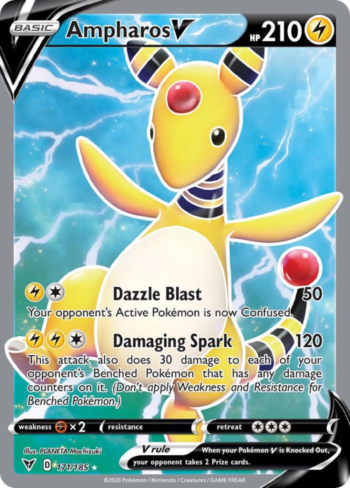 Carte Pokémon: Ampharos V [Pharamp V]