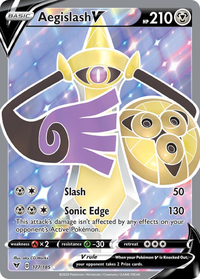 Carte Pokémon: Aegislash V [Exagide V]