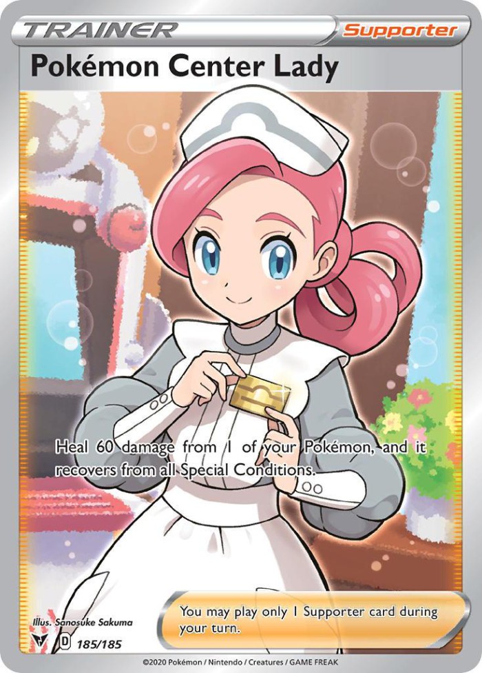 Carte Pokémon: Pokémon Center Lady [Dame du Centre Pokémon]