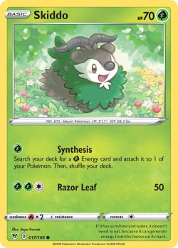 Carte Pokémon: Skiddo