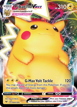 Carte Pokémon: Pikachu VMAX