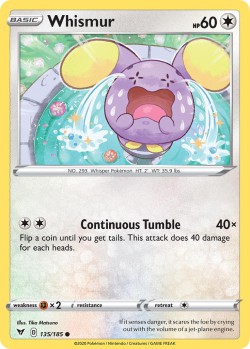 Carte Pokémon: Whismur