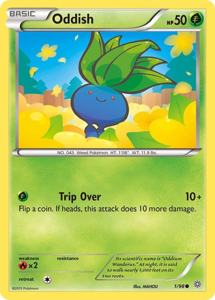 Carte Pokémon: Oddish [Mystherbe]