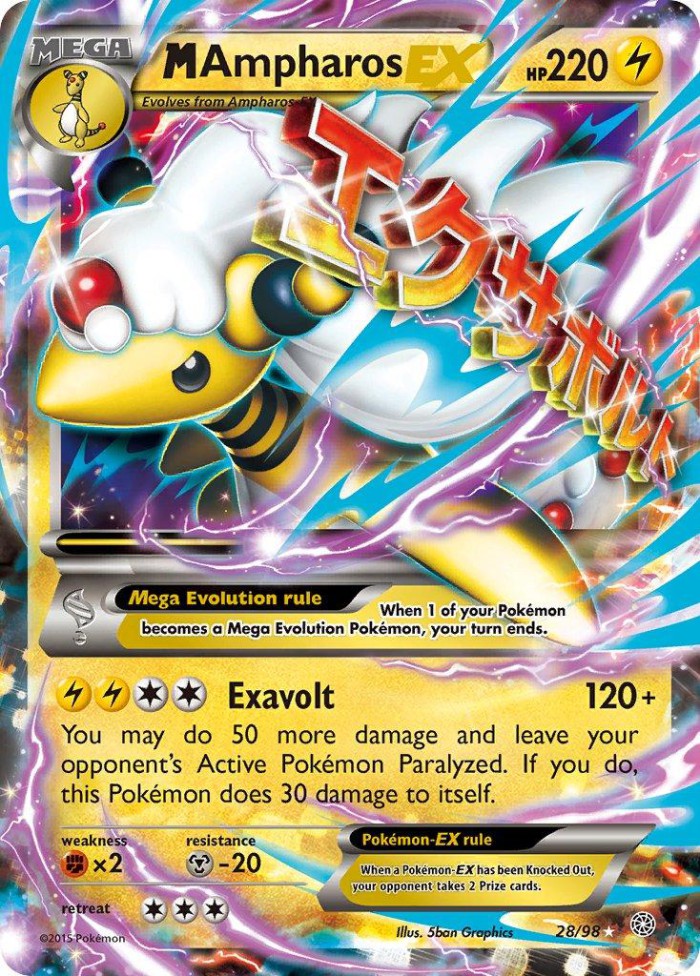 Carte Pokémon: M Ampharos EX [M Pharamp EX]