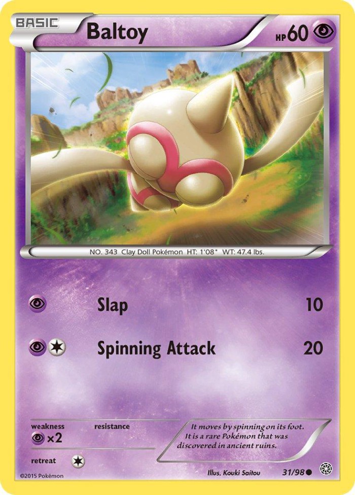 Carte Pokémon: Baltoy [Balbuto]