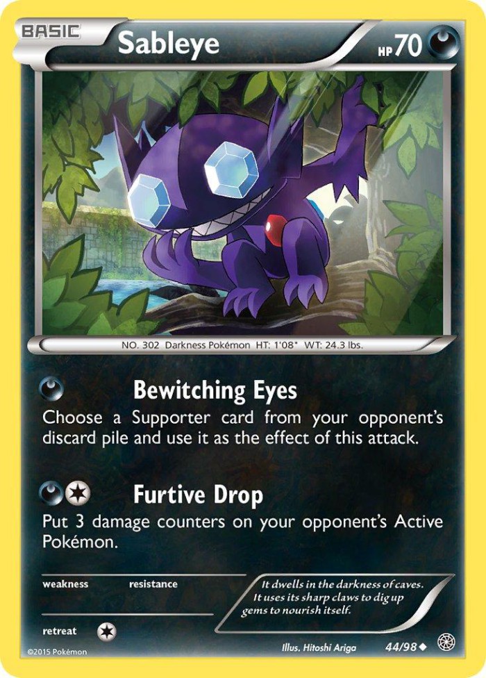 Carte Pokémon: Sableye [Ténéfix]