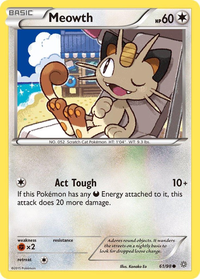 Carte Pokémon: Meowth [Miaouss]