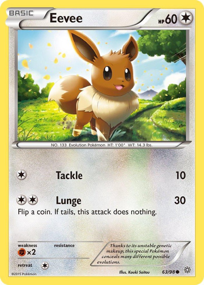 Carte Pokémon: Eevee [Évoli]