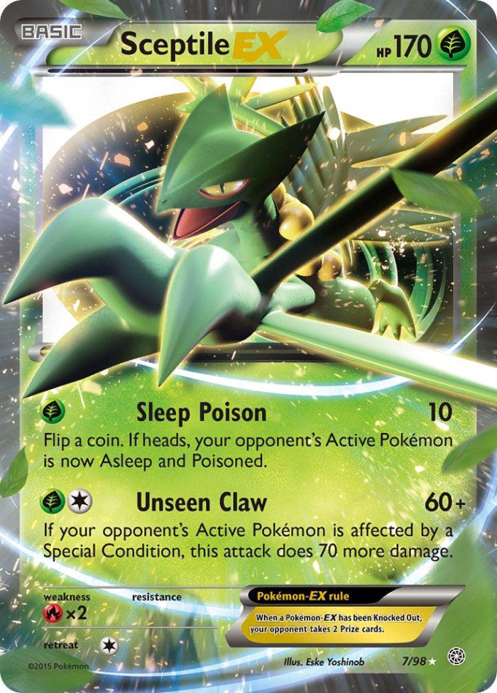 Carte Pokémon: Sceptile EX [Jungko EX]