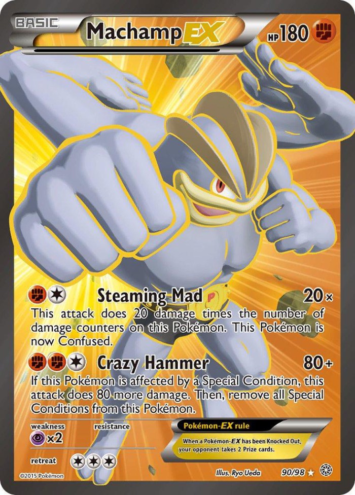 Carte Pokémon: Machamp EX [Mackogneur EX]