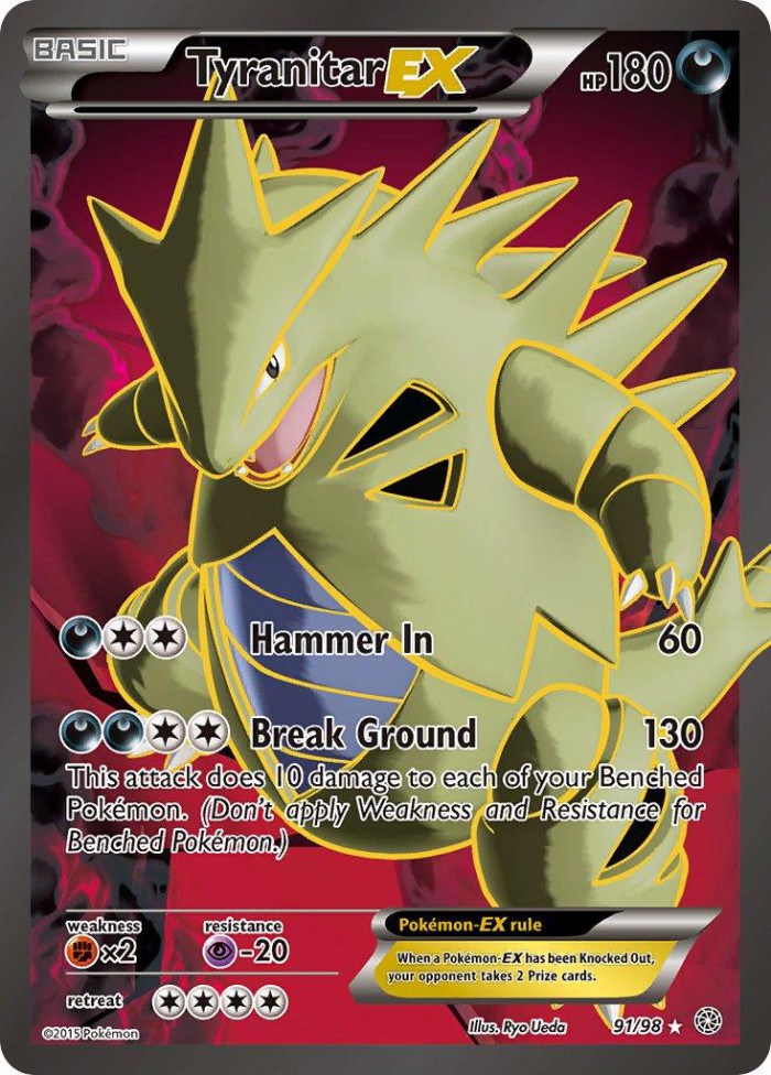 Carte Pokémon: Tyranitar EX [Tyranocif EX]