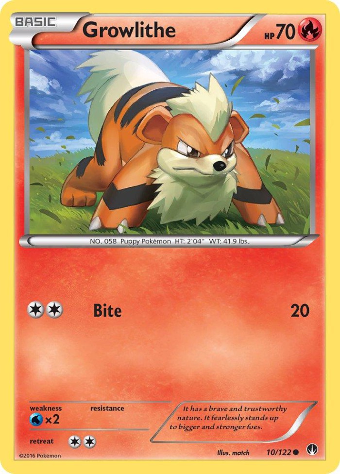 Carte Pokémon: Growlithe [Caninos]