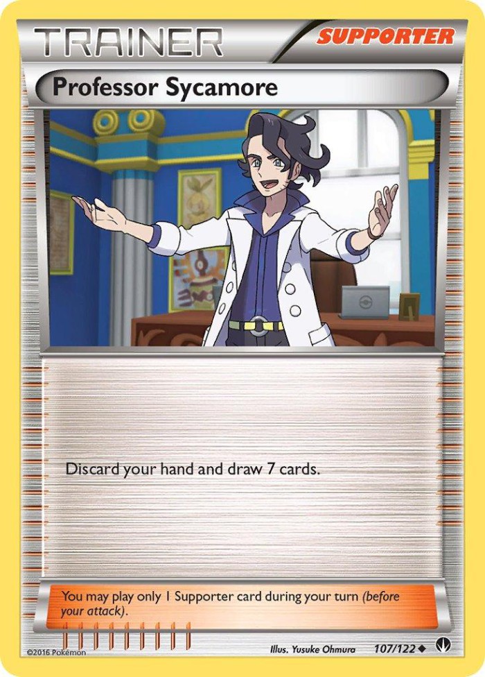 Carte Pokémon: Professor Sycamore [Professeur Platane]