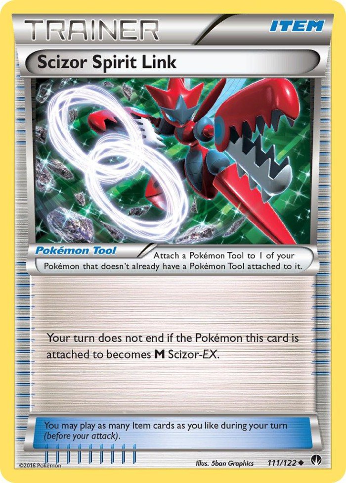 Carte Pokémon: Scizor Spirit Link [Lien Spirituel Cizayox]