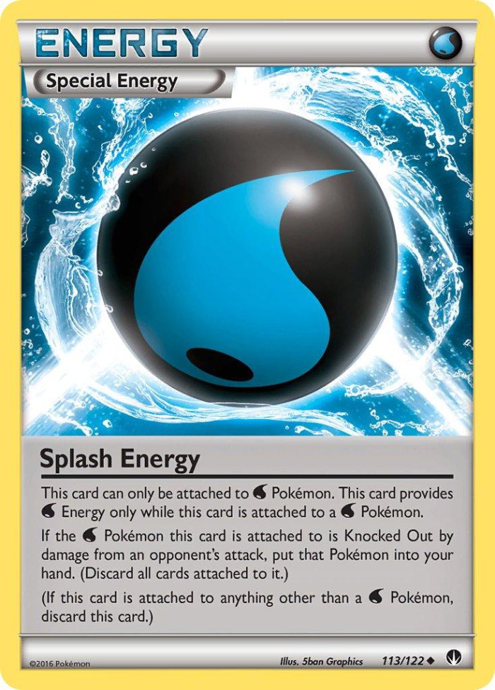 Carte Pokémon: Splash Energy [Énergie Éclaboussure]