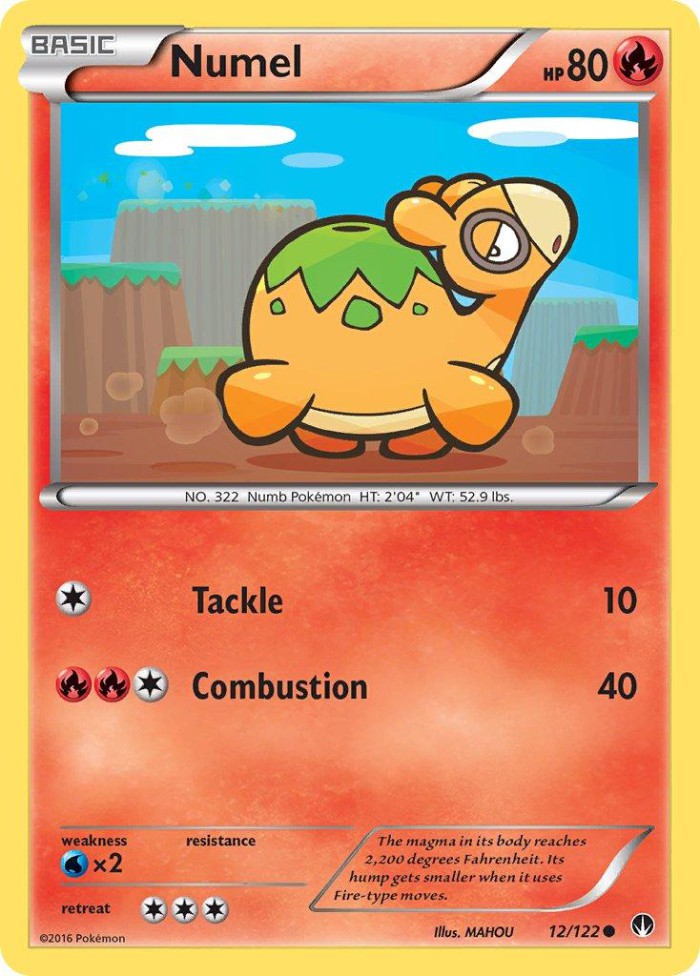 Carte Pokémon: Numel [Chamallot]