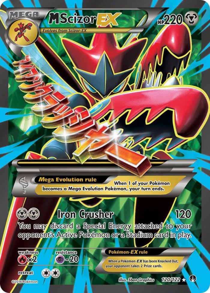 Carte Pokémon: M Scizor EX [M Cizayox EX]