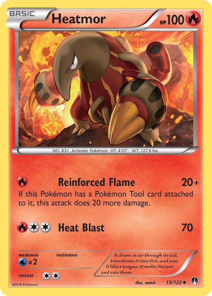 Carte Pokémon: Heatmor [Aflamanoir]