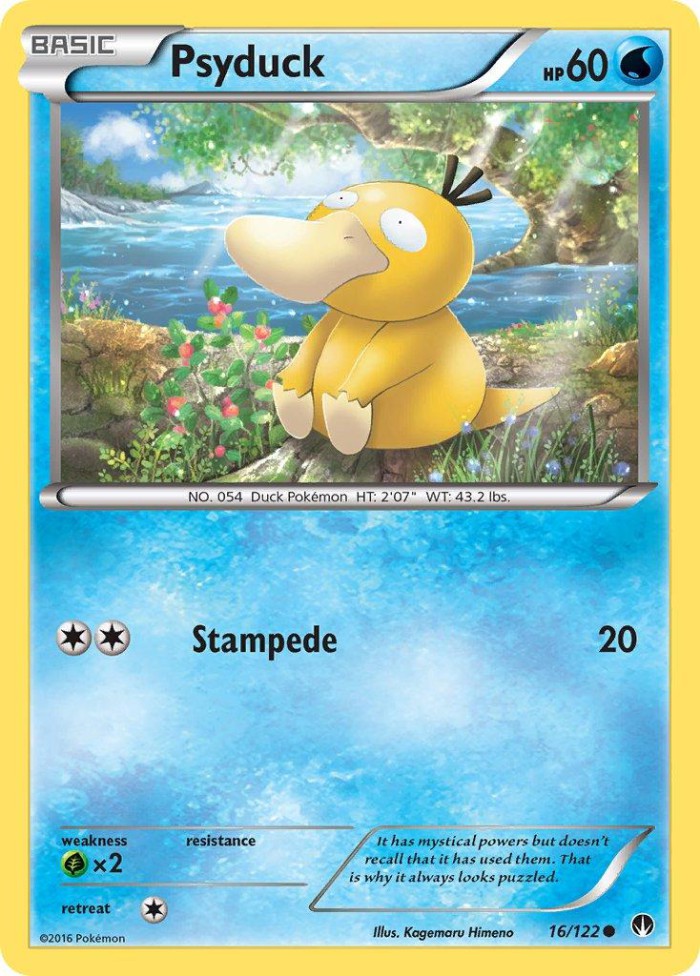 Carte Pokémon: Psyduck [Psykokwak]