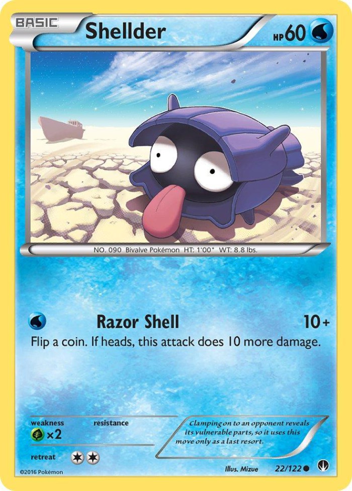 Carte Pokémon: Shellder [Kokiyas]