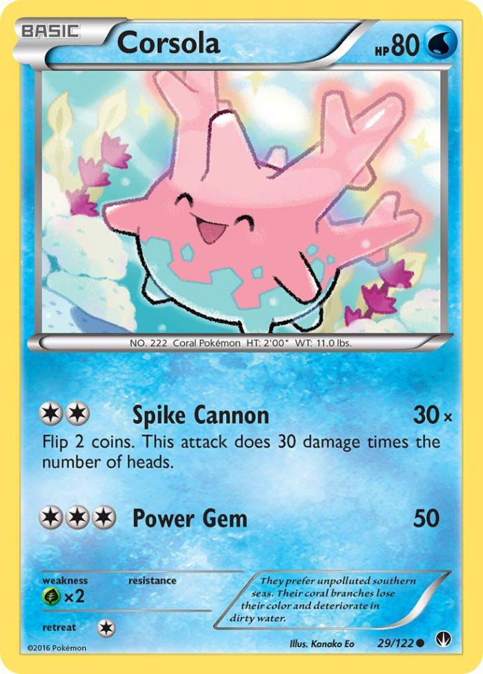 Carte Pokémon: Corsola [Corayon]