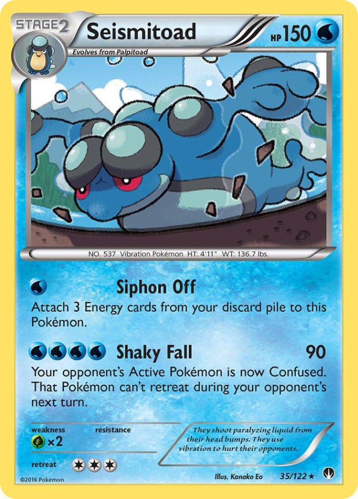 Carte Pokémon: Seismitoad [Crapustule]