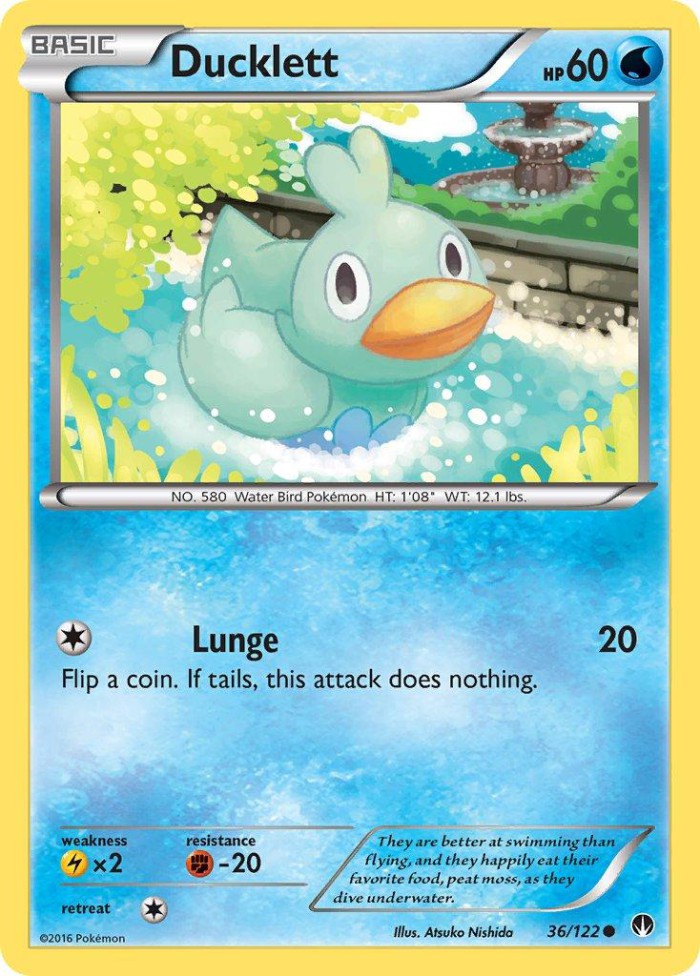 Carte Pokémon: Ducklett [Couaneton]