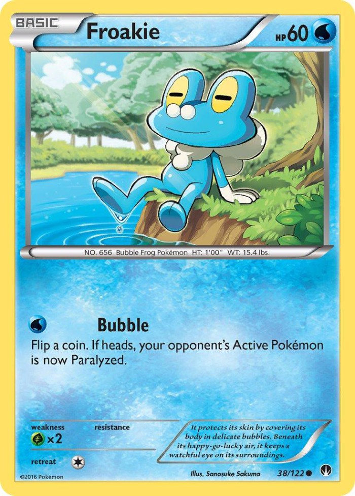 Carte Pokémon: Froakie [Grenousse]