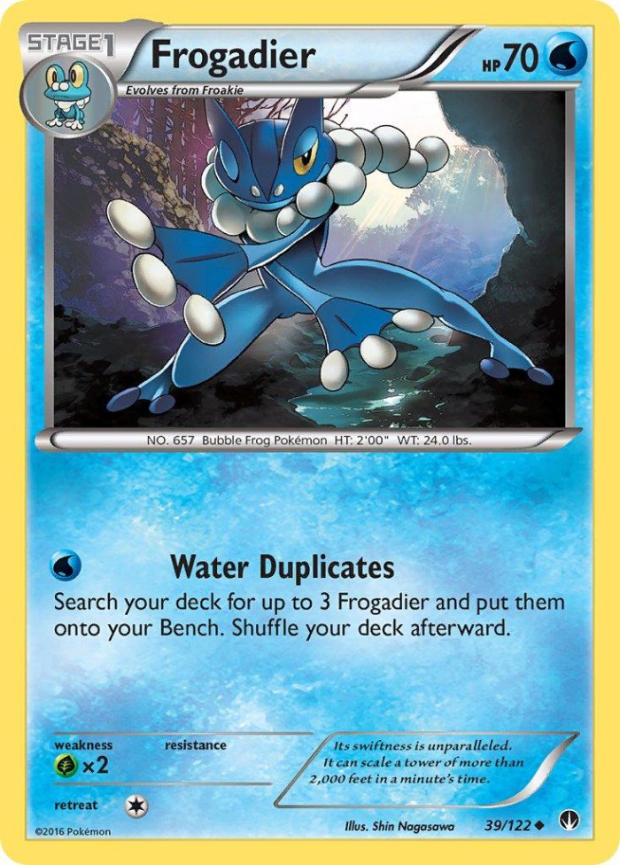 Carte Pokémon: Frogadier [Croâporal]